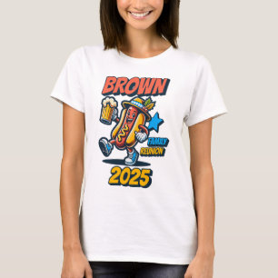 Brown Family Treffen 2025 Personalisierte passende T-Shirt