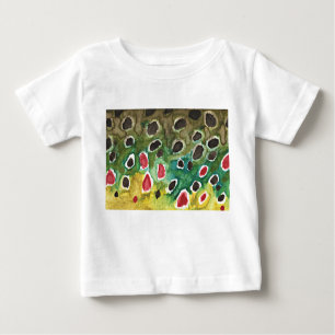 Brown Foreut Fly Fisherman Baby T-shirt