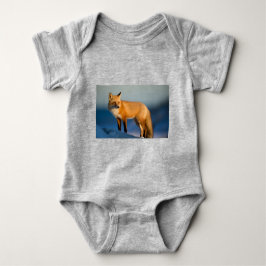 Brown Fox Baby Strampler
