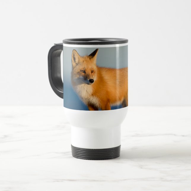 Brown Fox Reisebecher (Vorderseite Links)