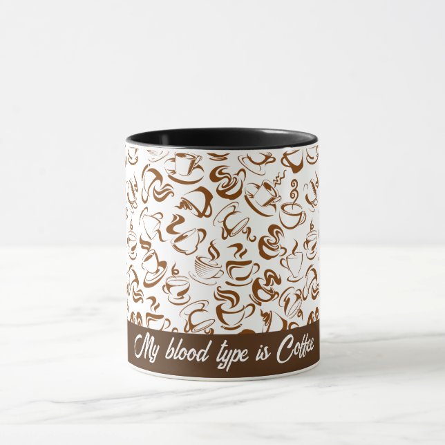 Brown Funny Coffee Tasse (Zentrum)