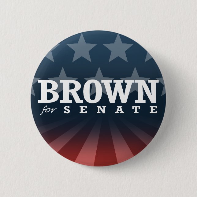 BROWN FÜR SENAT 2014 BUTTON (Vorderseite)