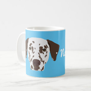 Brown Gepunktet Dalmatiner Dog Kaffee Tasse