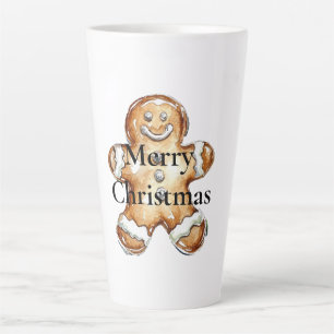 Brown Gingerbrot Cookie Weihnachten Milchtasse