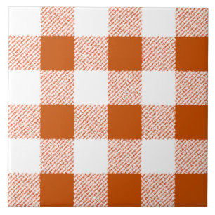Brown Gingham Karo Pattern Fliese