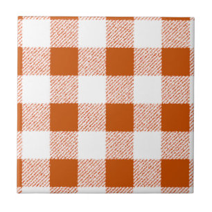 Brown Gingham Karo Pattern Fliese