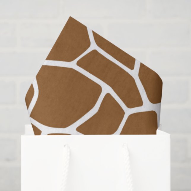 Brown Giraffe  Seidenpapier (Geschenktüte)