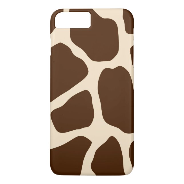 Brown-Giraffen-Druck Case-Mate iPhone Hülle (Rückseite)
