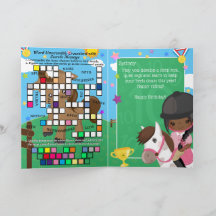 Brown Girls Equestrier Secret Nachricht Geburtstag