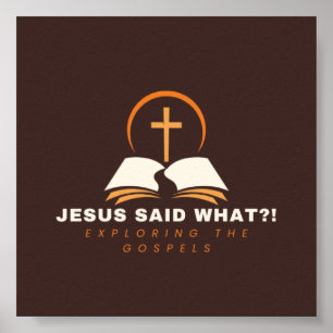 Brown Gospels Fokussiert Poster