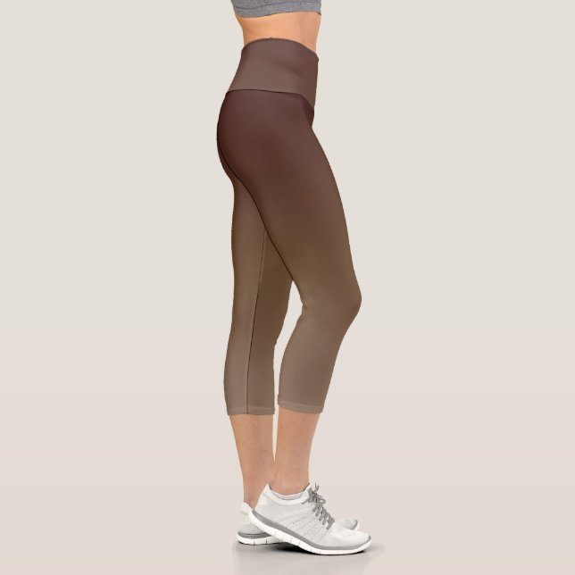 Brown Gradient Capri Leggings (Rechts)