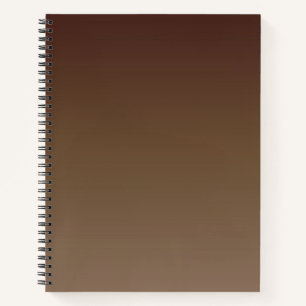 Brown Gradient Notizbuch