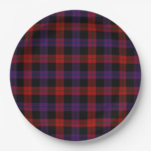 Brown Grady Tartan Pappteller