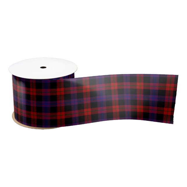 Brown Grady Tartan Satinband (Spule)