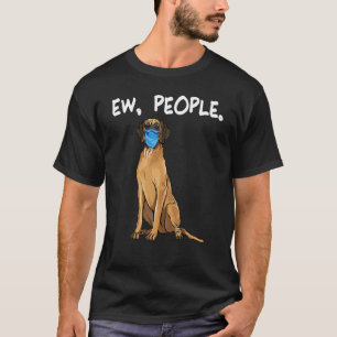 Brown Great Dane Ew Menschen, die Gesichtsmaske tr T-Shirt
