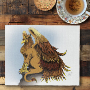 Brown Griffin Fantasy Puzzle