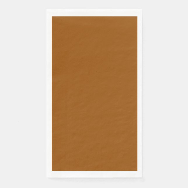 Brown Guest Paper Napkin Serviette (Vorderseite)