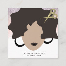 Brown Hair Imitate Gold Glitzer Salon Beauty