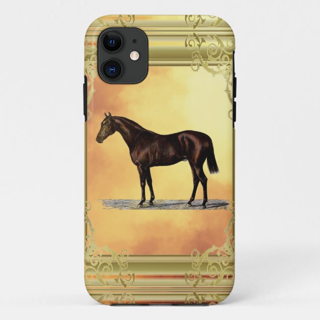 Brown Horse Case-Mate iPhone Hülle (Rückseite)