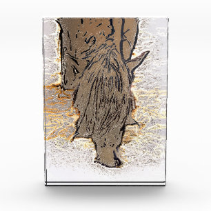 BROWN HORSE FOTOBLOCK