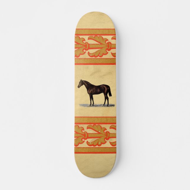 Brown Horse Skateboard (Vorne)