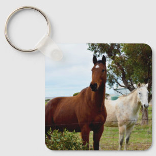Brown Horse und White Mare, Schlüsselanhänger