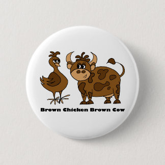 Brown-Huhn-Brown-Kuh - Knopf Button