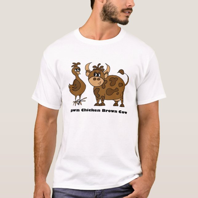 Brown-Huhn-Brown-Kuh - T - Shirt (Vorderseite)