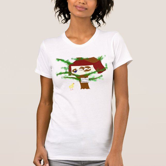 Brown-Huhn-Brown-Kuh T-Shirt (Vorderseite)