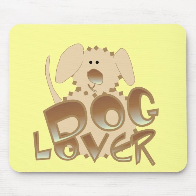 Brown-Hundeliebhaber-T-Shirts und Geschenke Mousepad (Vorne)
