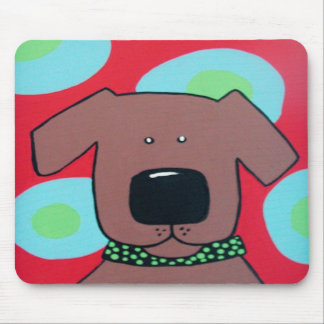Brown-Hundemausunterlage Mousepad