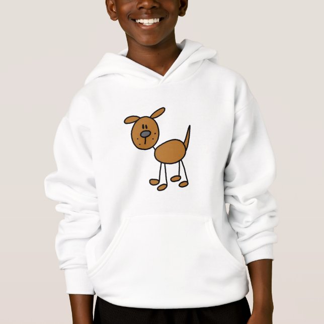 Brown-Hundet-shirts und -geschenke Hoodie (Vorderseite)