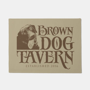 Brown-Hundetaverne Fußmatte
