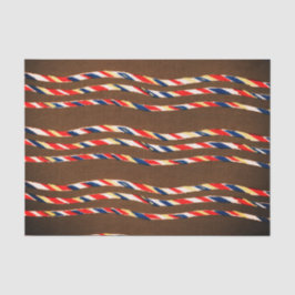 BROWN JAPANESE WOODBLOCK PATTERN TISSUPAPIER SEIDENPAPIER