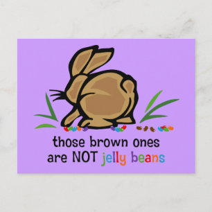 Brown Jelly Beans Postkarte
