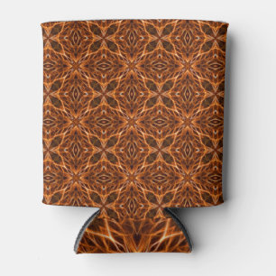 Brown Kaleidoscope Mandala Pattern Dosenkühler