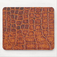 Brown-Krokodil-Haut Mousepads