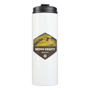 Brown Landkreis Staat Park Indiana Thermosbecher