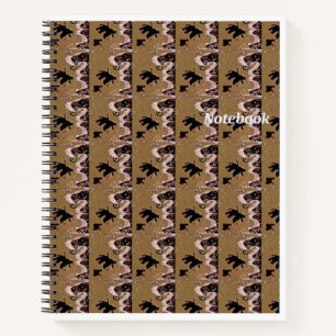 Brown Leafs Spiral Notebook Notizbuch
