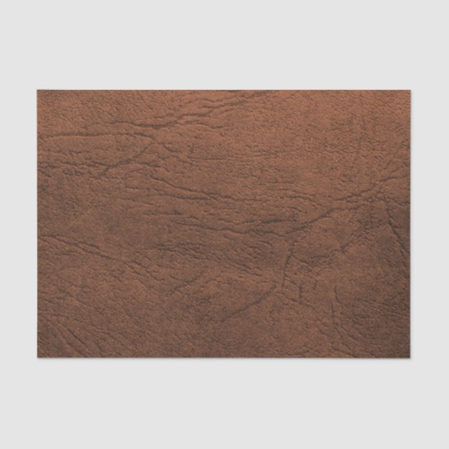 Brown Leather Look Seidenpapier (Vorderseite)