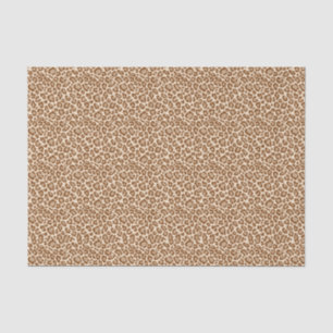 Brown Leopard Print Seidenpapier