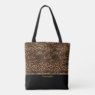 Brown-Leopard-Tierdruck