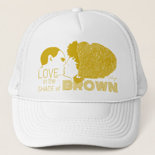 BROWN LIEBE in GOLD Truckerkappe