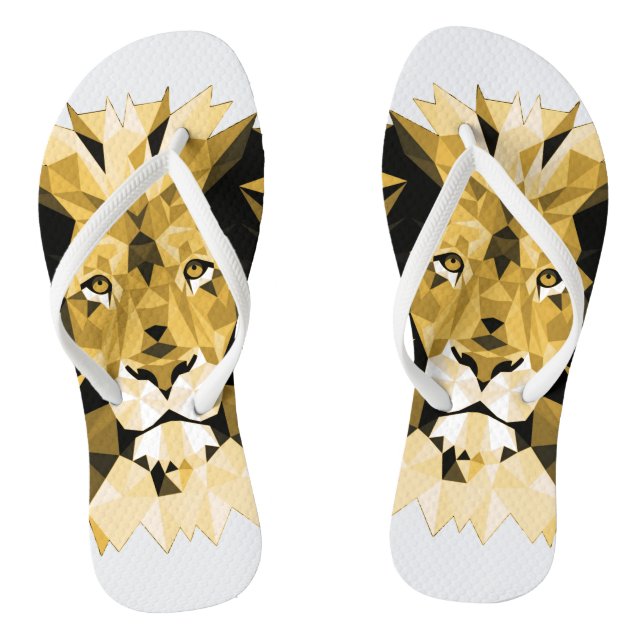 Brown Lion Flip Flops (Fußbett)