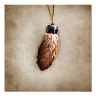 Brown Lucky Rabbit's Foot Fotodruck