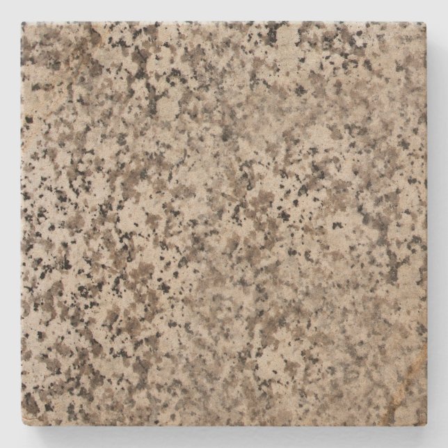 Brown Marble Gepunktet Square Stone Untersetzer (Vorderseite)