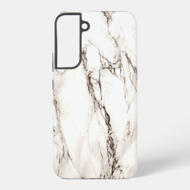 Brown Marble Samsung Galaxy Hülle (Rückseite)