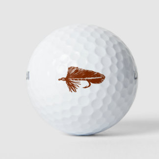 Brown Matuka Streamer, Fliegenfischen, Fliegenflie Golfball