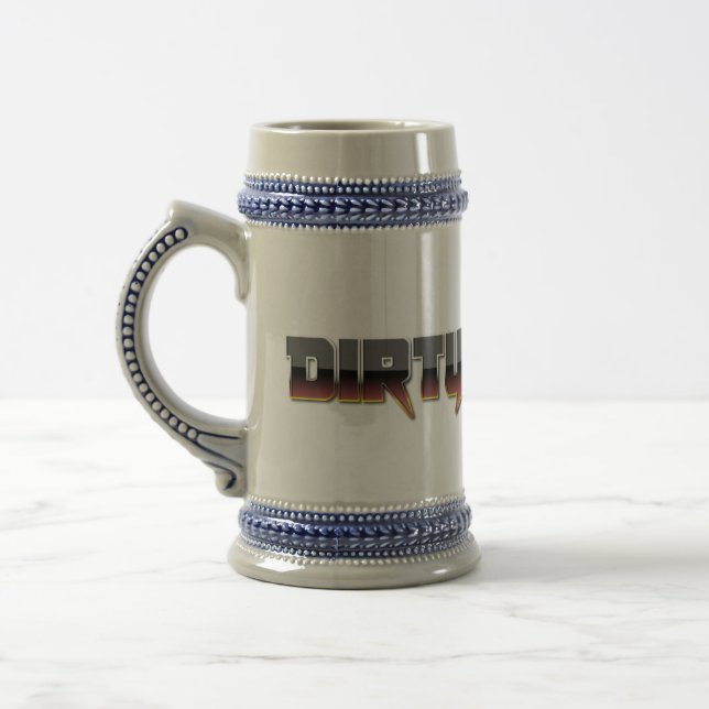 Brown Metal Dirty Habits Stein Bierglas (Links)