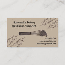 Brown Minimalistisch Backbäckerei